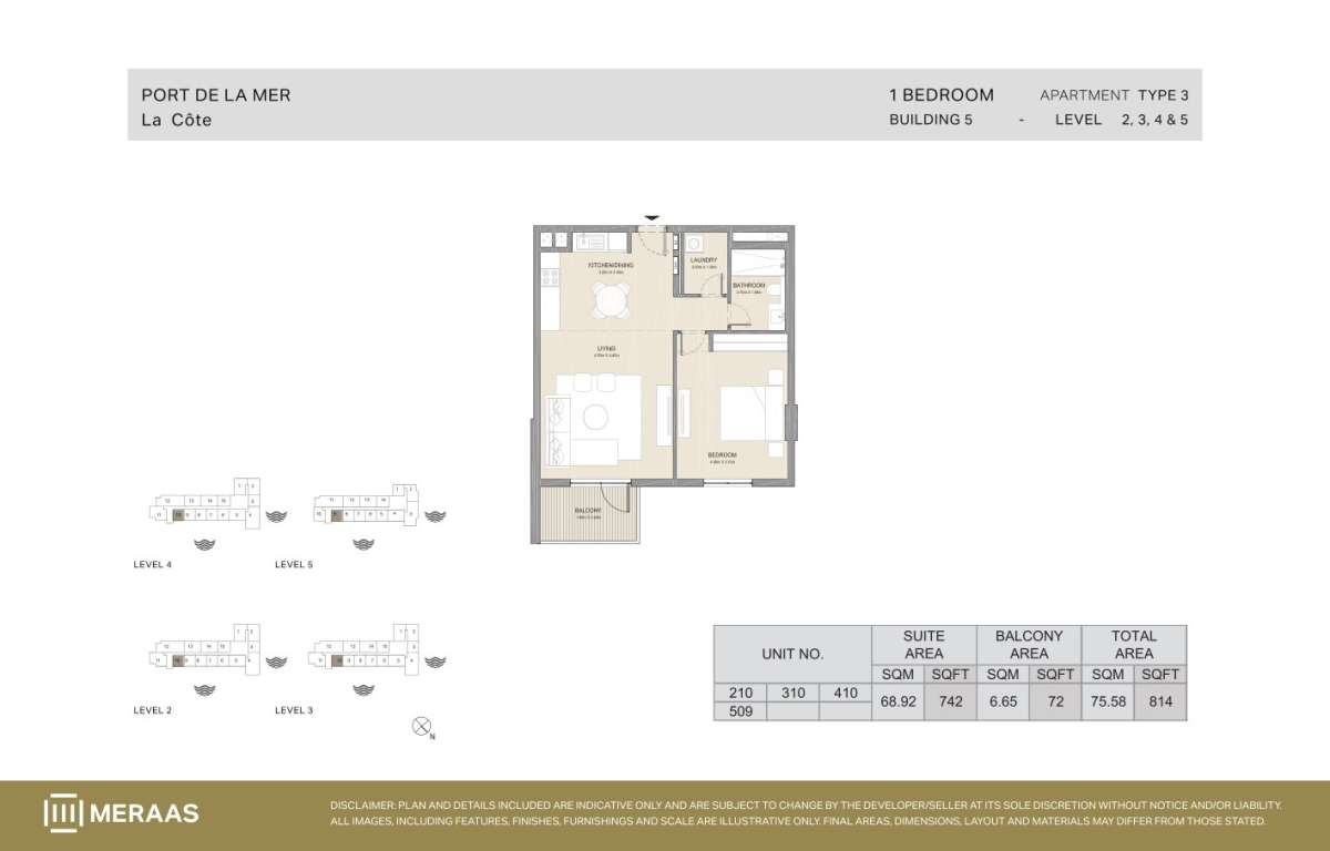 Type 3 - Unit 210,310,410,509